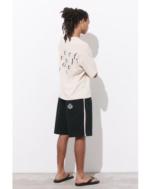Pull&Bear White Boxy-Fit for men