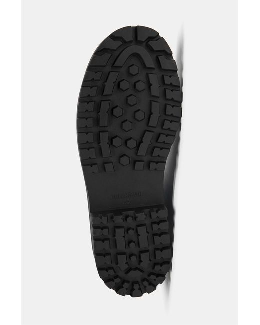 Pull&Bear Black Stwd Lace-Up Boots for men