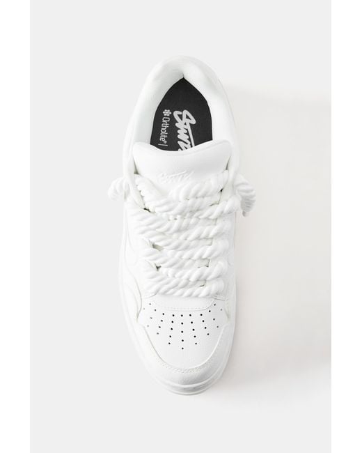 Sneaker Stwd Con Lacci di Pull&Bear in White da Uomo