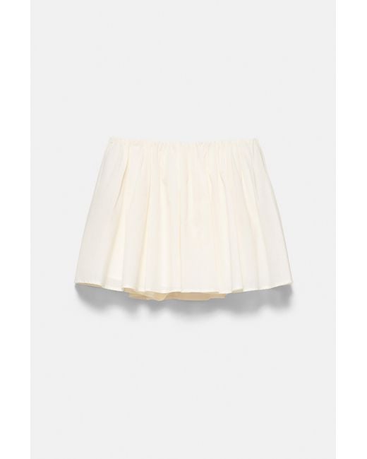 Pull&Bear Mini-Broekrok Met Volant in het Multicolor