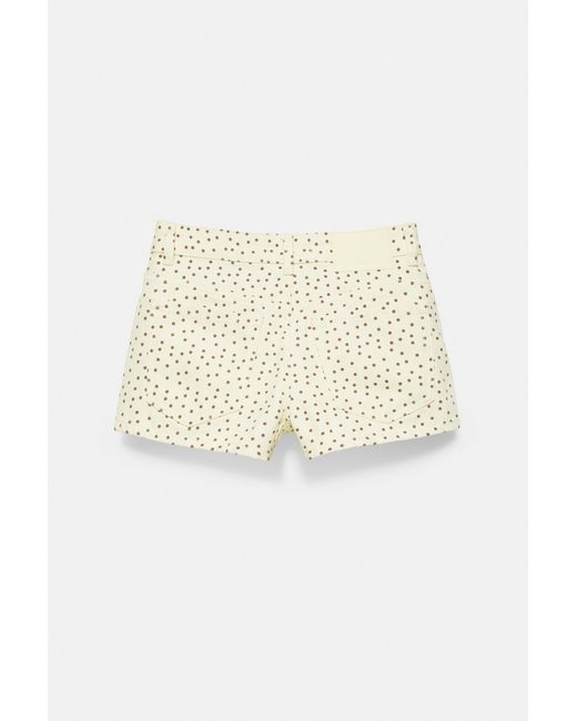 Pull&Bear Mini Short Met Stippen in het Multicolor
