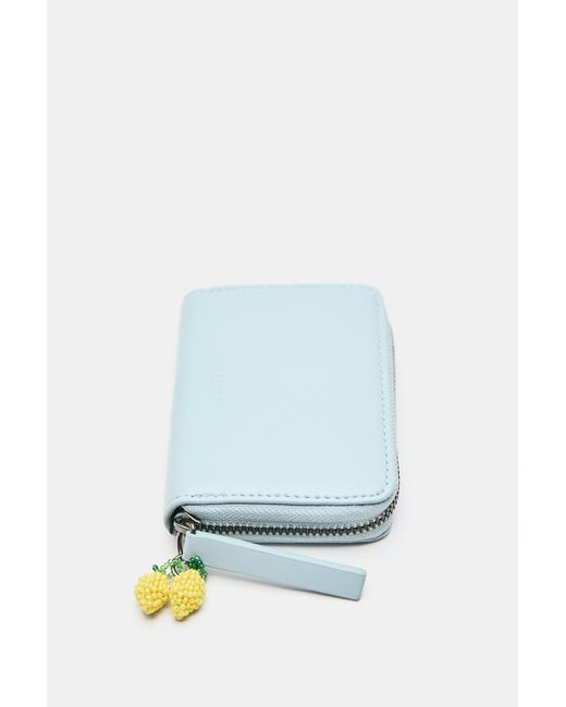 Pull&Bear Blue Embellished Wallet