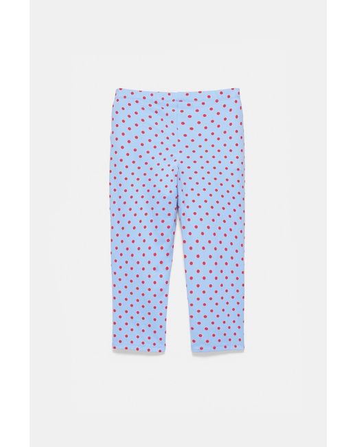 Pull&Bear Multicolor Polka Dot Capris Leggings