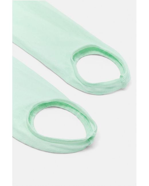 Pull&Bear Green Sports Socks