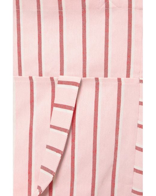 Tote Bag Media A Righe di Pull&Bear in Pink da Uomo
