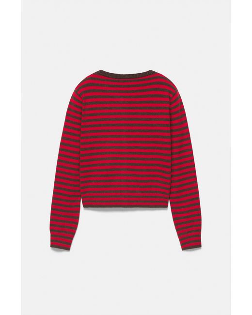 Pull&Bear Basic Vest in het Red