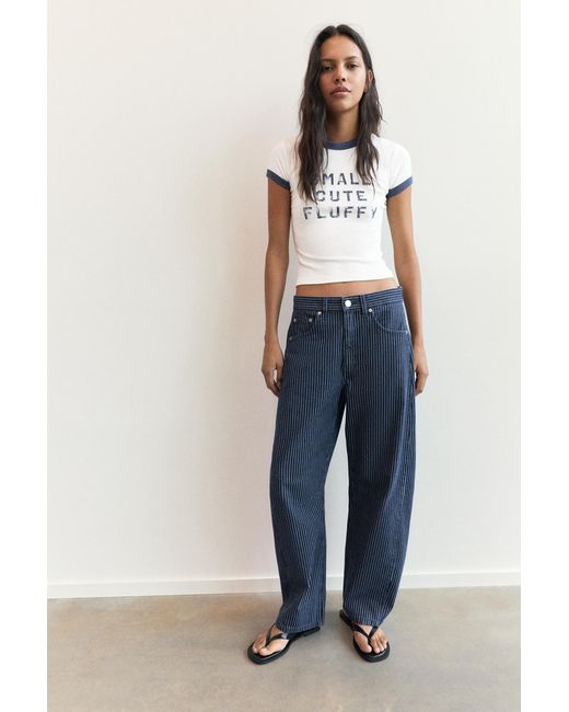 Pull&Bear White Lilo & Stitch Slim Fit T-Shirt