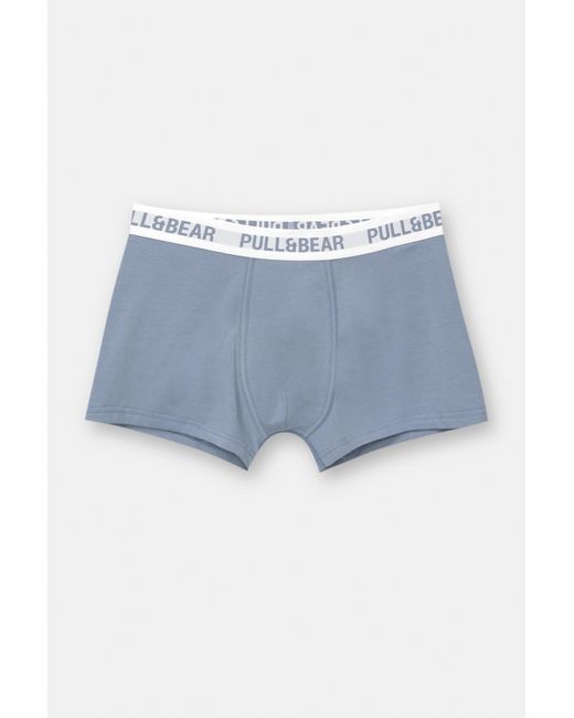 Pack 3 Boxers Taille Bleu Clair Pull&Bear pour homme en coloris White