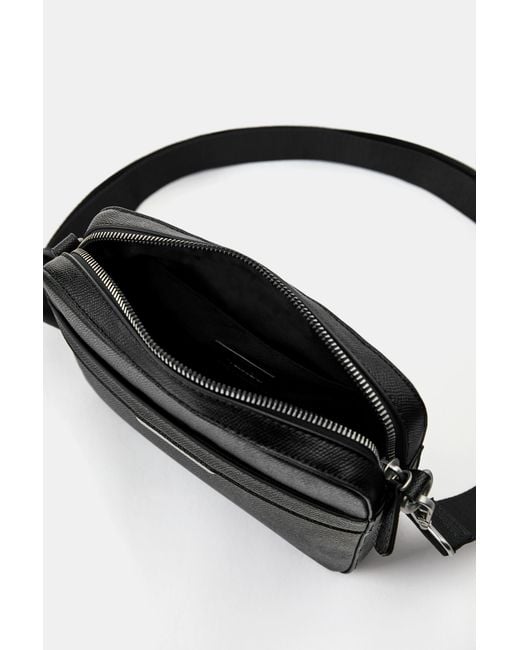 Pull&Bear Casual-Umhängetasche in Black für Herren