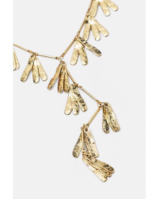 Pull&Bear Lange Watervalketting in het Blue