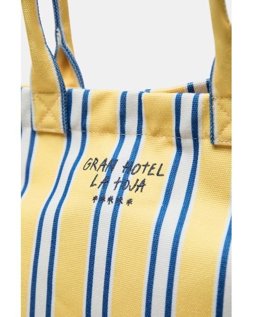 Pull&Bear Yellow La Toja Tote Bag