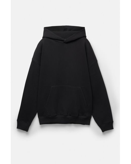 Pull&Bear Boxy Hoodie in het Black voor heren