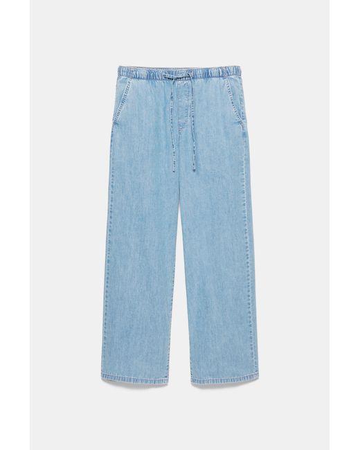Pull&Bear Jogger Jeans Met Lage Taille in het Blue
