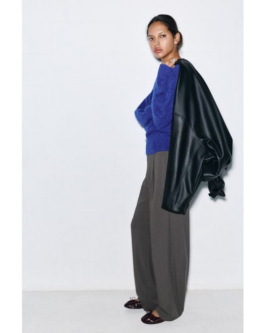 Pull&Bear Multicolor Darted Smart Trousers