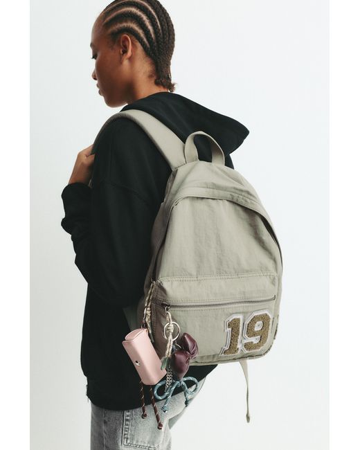 Sac À Dos Nylon Patch Pull&Bear en coloris Gray