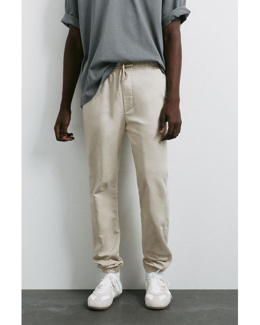 Pull&Bear Regular Fit Joggingbroek in het Gray voor heren