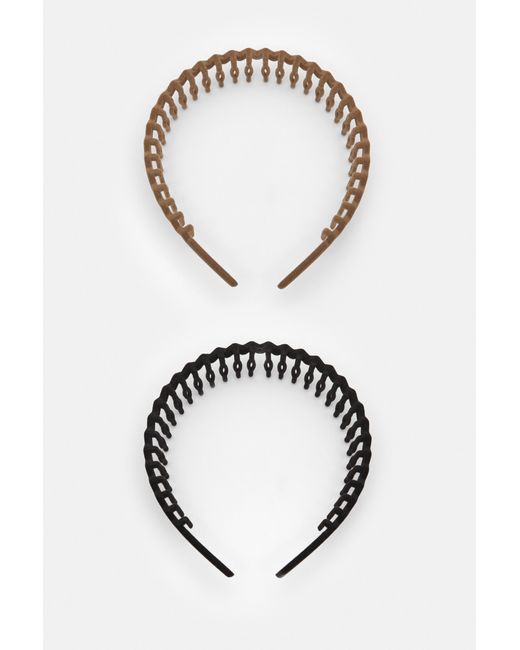 Pull&Bear Black 2-Pack Of Headbands
