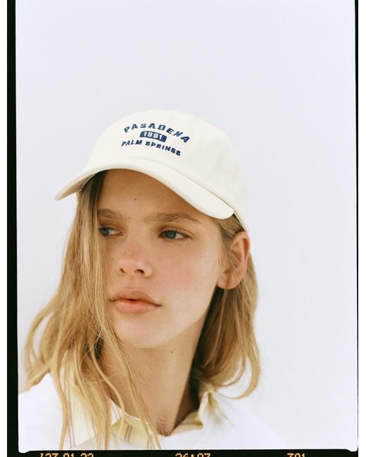 Cappello Pasadena di Pull&Bear in Natural