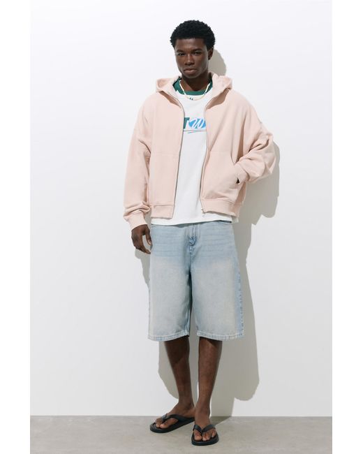 Sweat Oversize À Capuche Zippé Pull&Bear pour homme en coloris Natural