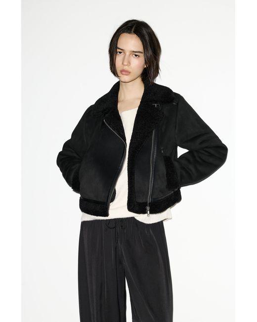 Pull&Bear Black Short Reversible Jacket