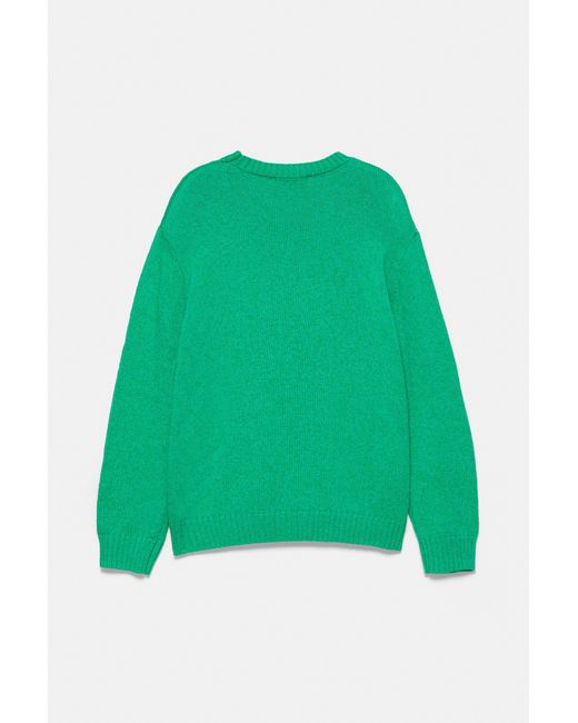 Pull Col Rond Pull&Bear pour homme en coloris Green
