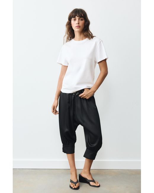 Pull&Bear White Short Sleeve T-Shirt 100% Cotton