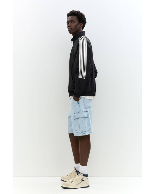 Pull&Bear Stwd-Regenjacke Mit Seitlichen Streifen in Blue für Herren