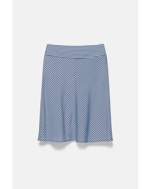 Jupe Rayée Pull&Bear en coloris Blue