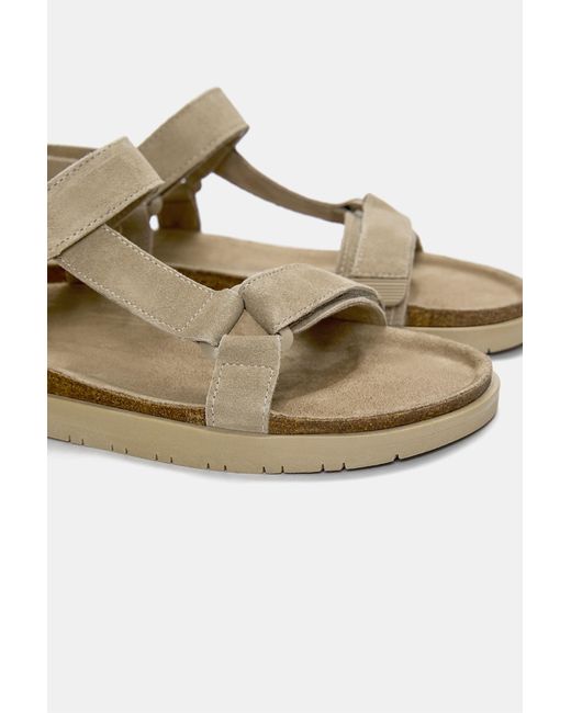 Pull&Bear Multicolor Leather Strappy Sandals for men