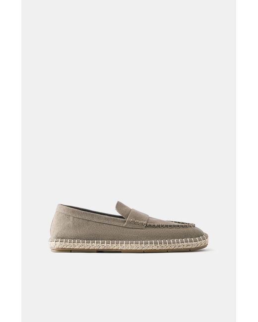 Pull&Bear Espadrilles Aus Jute in Brown für Herren