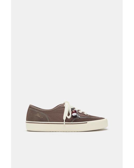 Pull&Bear Blue Stwd Embellished Trainers for men