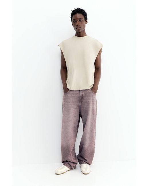 Pull&Bear Singlet Met Acid Wash in het Multicolor voor heren