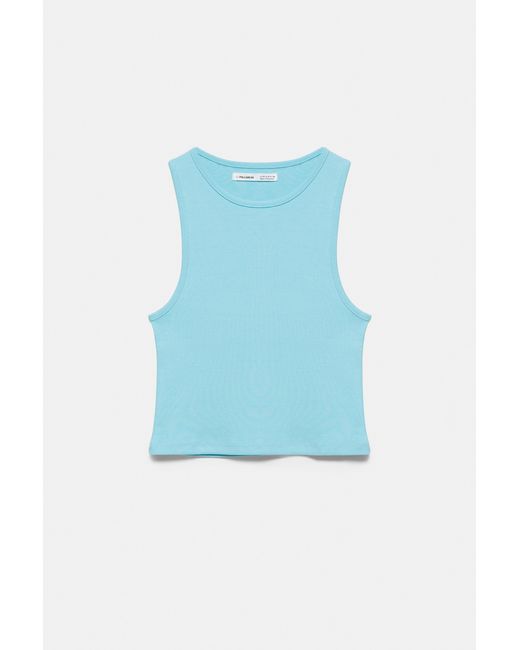 Pull&Bear Blue Tank Top