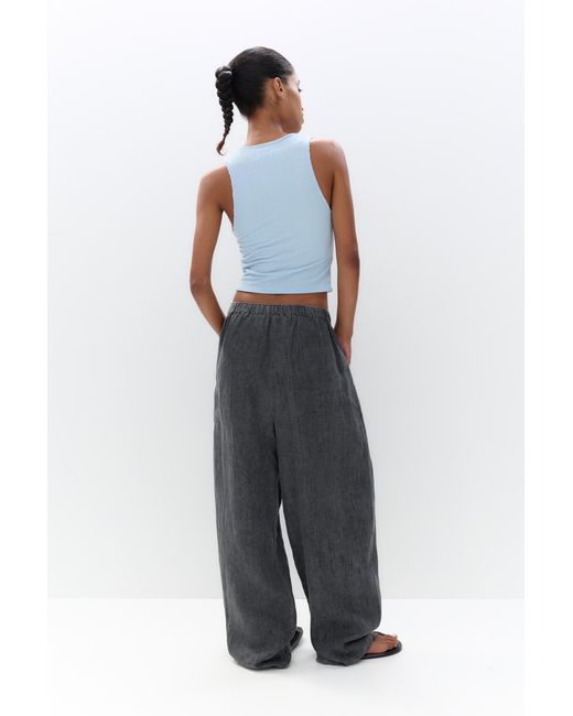 Top Rustique À Nœud Pull&Bear en coloris Blue