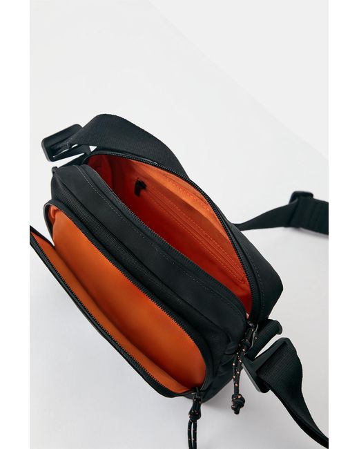Pull&Bear Black Stwd Crossbody Bag for men