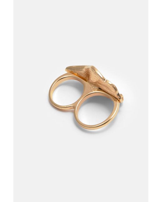 Pull&Bear White Doppelter Ring