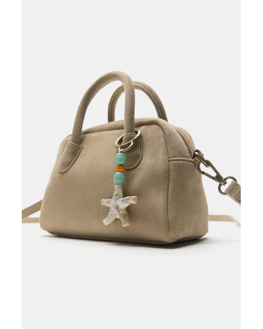 Pull&Bear Natural Embellished Crossbody Bag