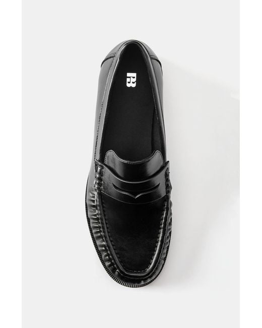 Pull&Bear Blue Gathered Moccasins