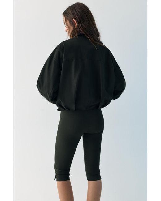 Pull&Bear Balloon Bomberjack in het Black