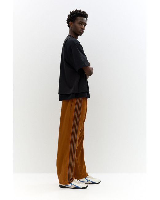 Pull&Bear Black Stwd Tracksuit Bottoms With Side Stripes for men