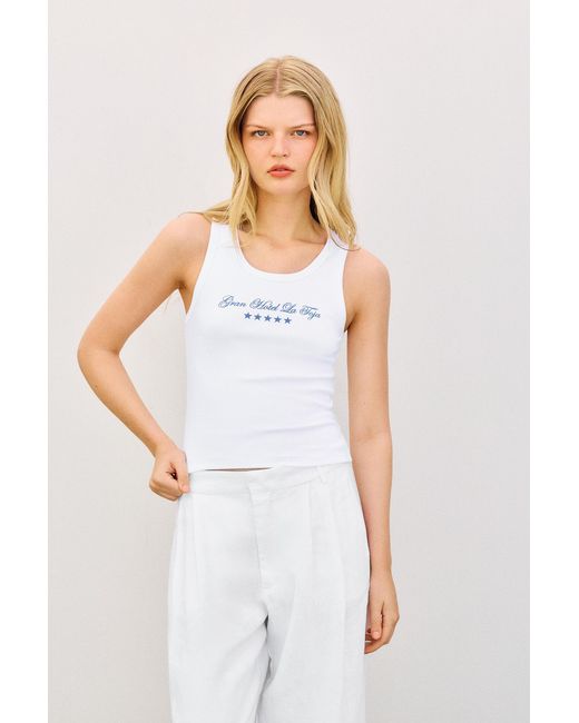 Pull&Bear Natural La Toja Tank Top