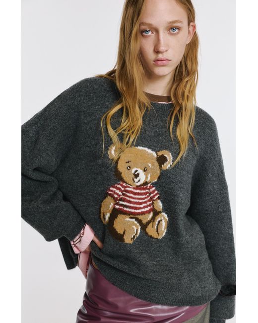 Pull Ours Pull&Bear en coloris Multicolor