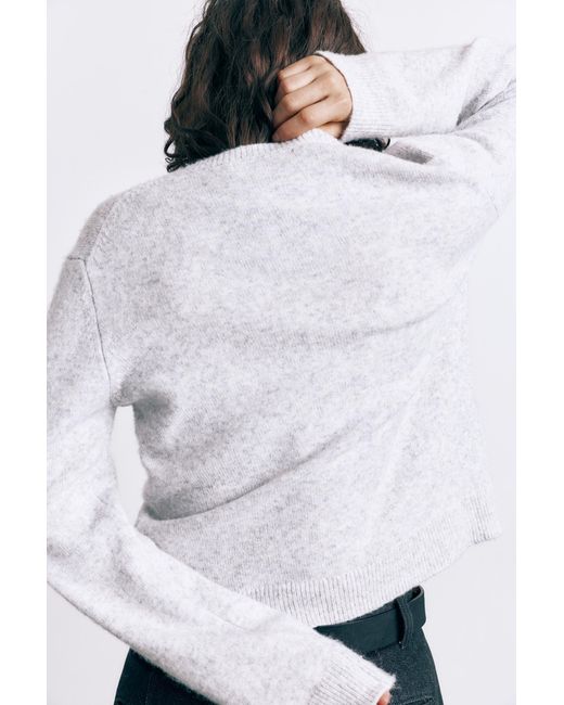Pull&Bear Blue Soft Regular-Fit-Pullover