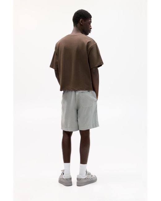Pull&Bear Bermuda-Jogginghose Mit Leinen in Brown für Herren