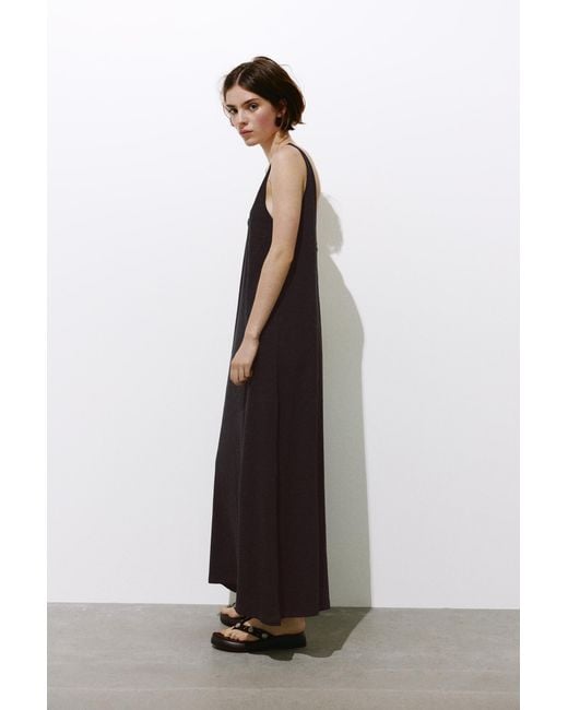 Pull&Bear Natural Strappy Midi Dress