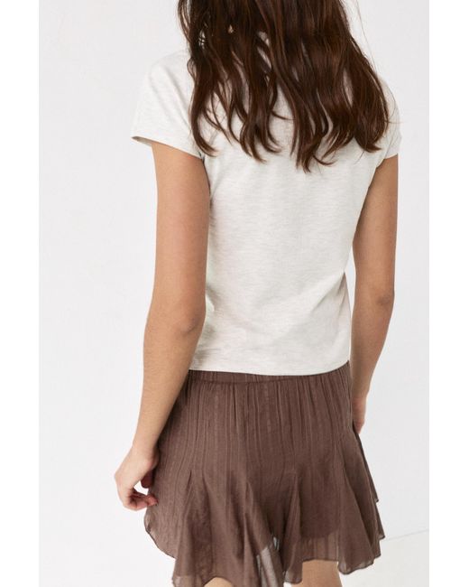 Pull&Bear Brown Mini Skirt