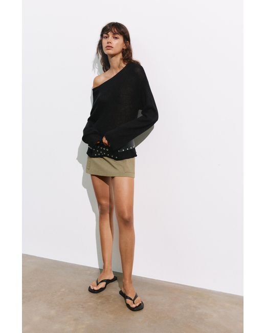 Pull&Bear Black Rustic Jumper