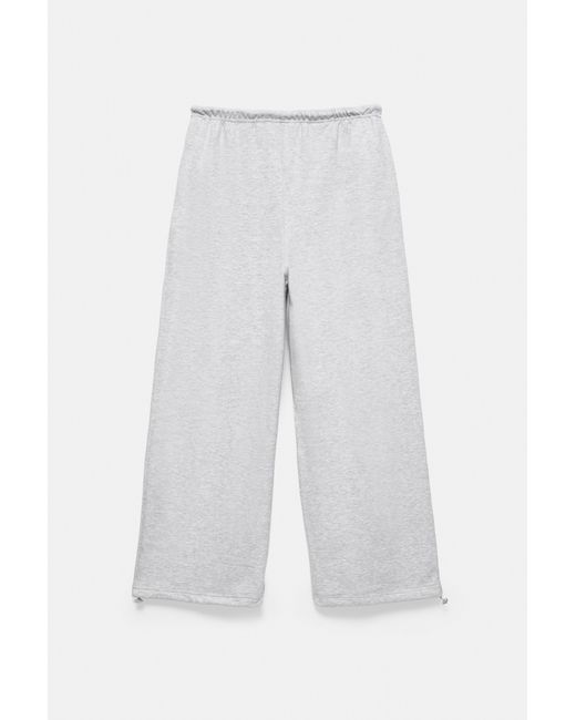 Pull&Bear Joggingbroek Met Elastische Zoom in het Gray