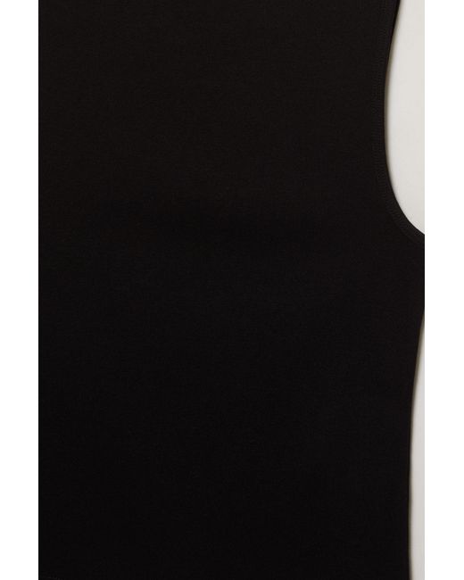 Pull&Bear Tanktop Met Boothals in het Blue