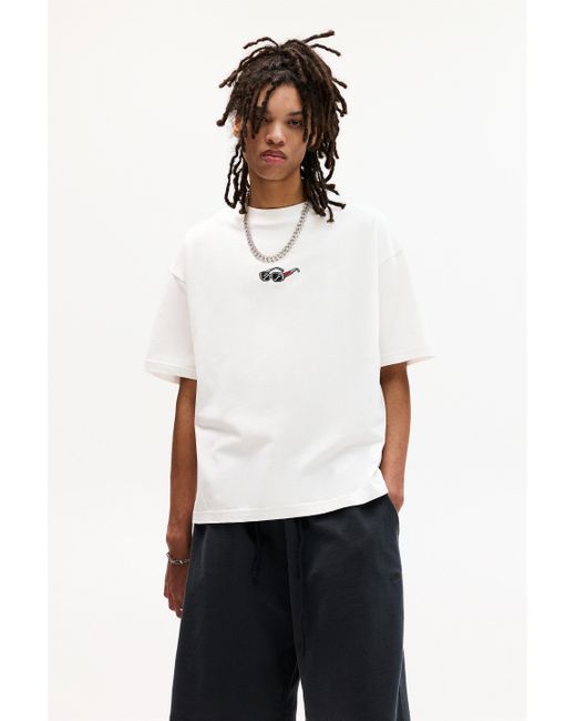 Pull&Bear Shirt Mit Stwd Stickerei in White für Herren